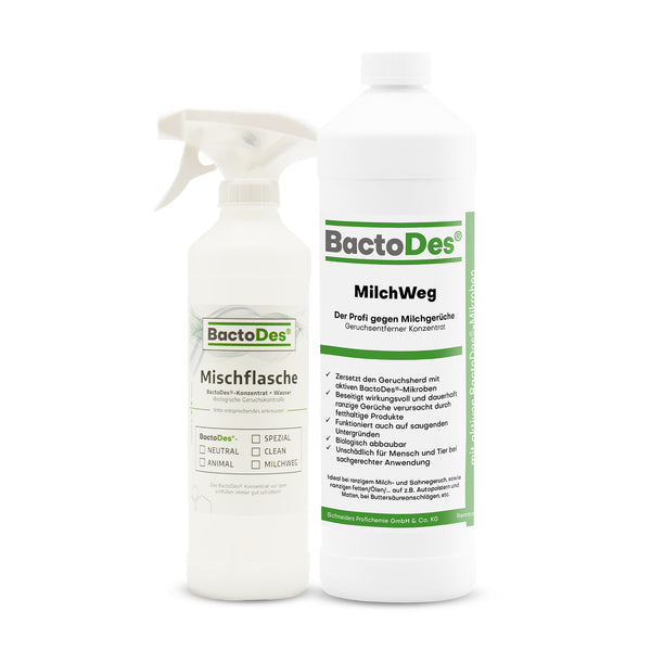 BactoDes® MilchWeg - gegen ranzige Gerüche und Buttersäure