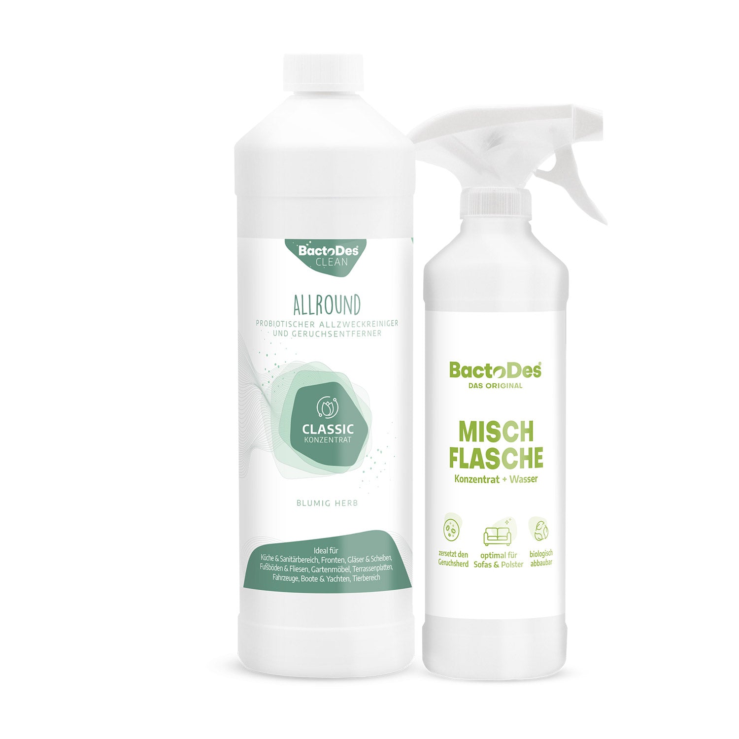 BactoDes® Clean Allround – Geruchsneutralisierer mit Reinigungswirkung