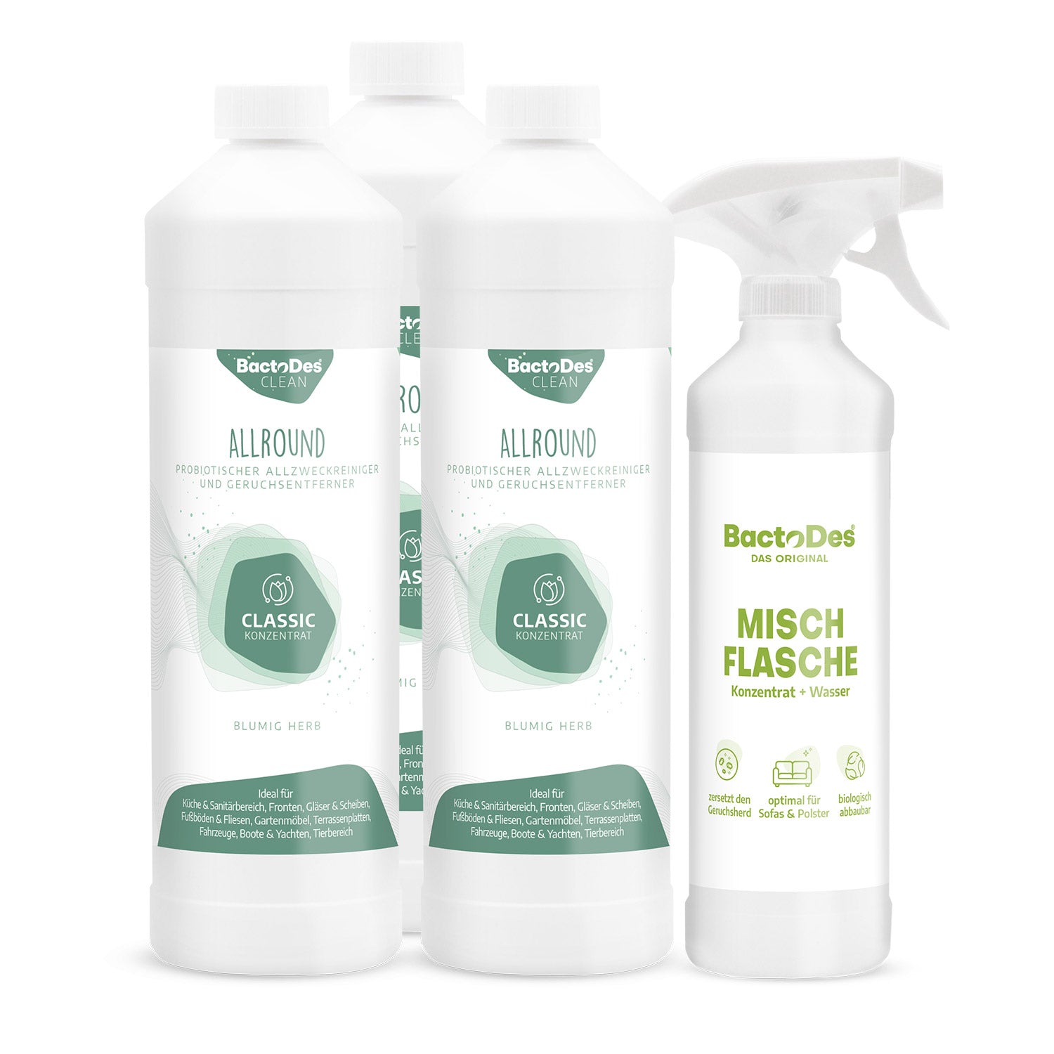 BactoDes® Clean Allround – Geruchsneutralisierer mit Reinigungswirkung