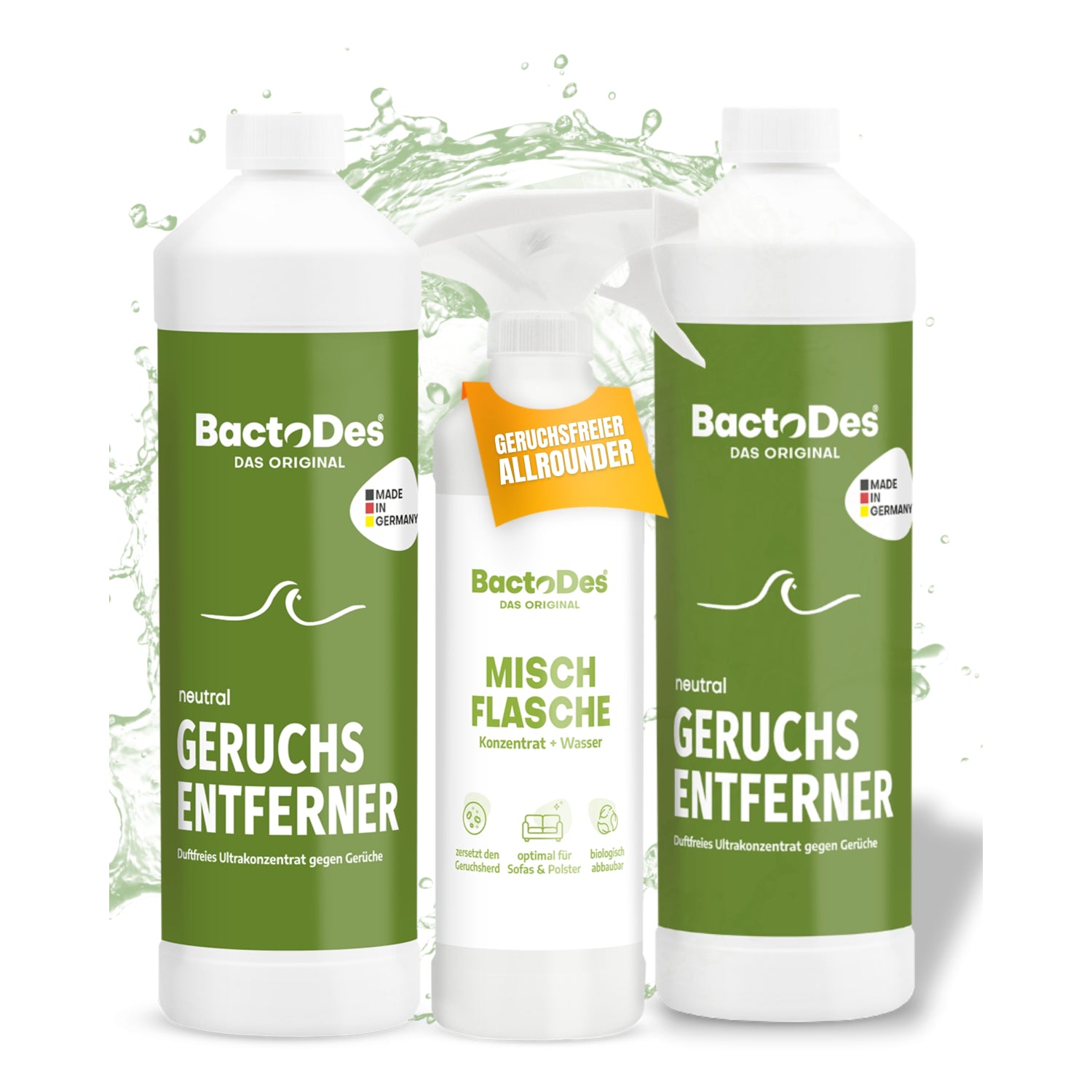 BactoDes® Neutral – Geruchsneutralisierer ohne Eigenduft