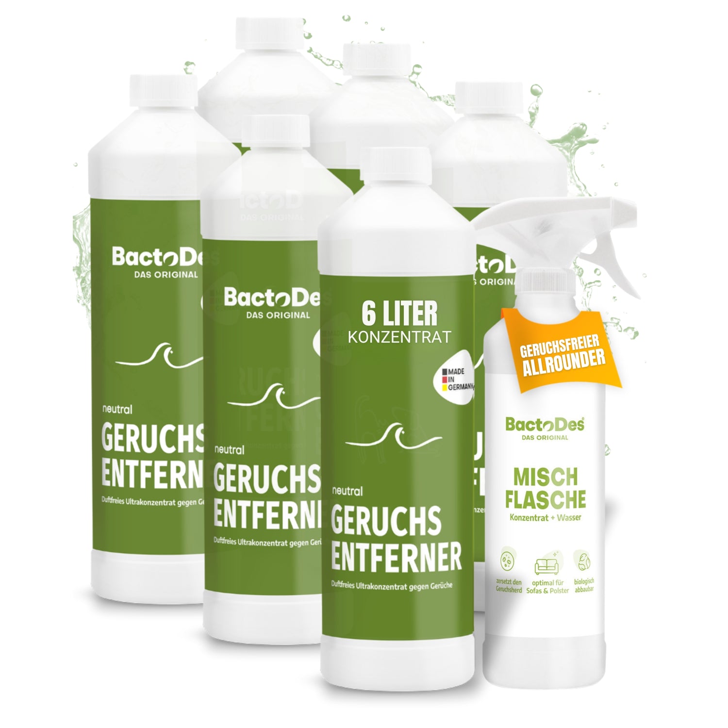 BactoDes® Neutral – Geruchsneutralisierer ohne Eigenduft