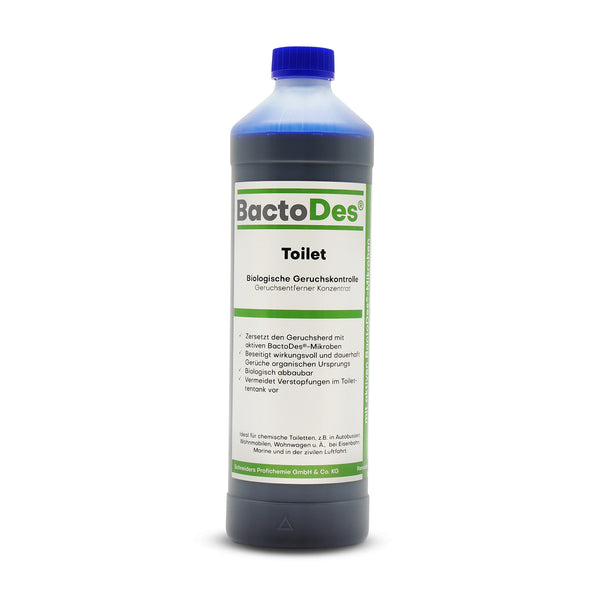BactoDes® Toilet - Biologischer Geruchsentferner für Campingtoiletten
